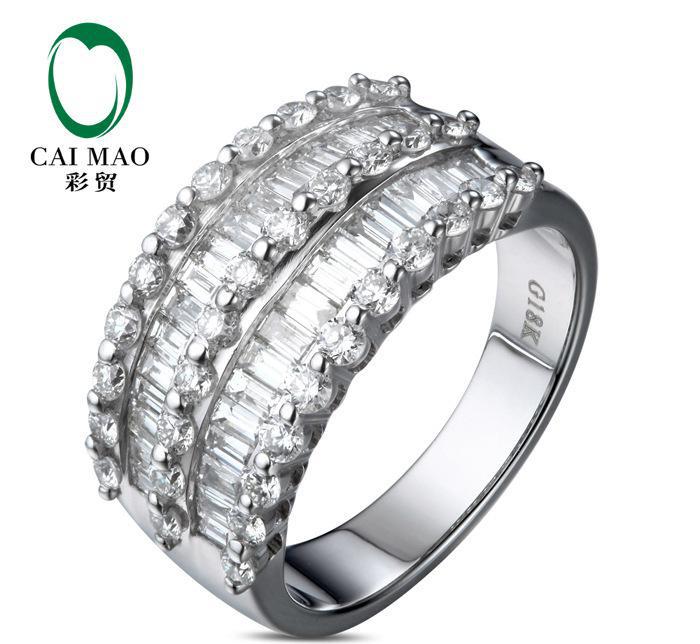 彩貿(mào)工廠價豪華排鉆NGTC 18K白金鉆石戒指133 珠寶首飾的開發(fā)與銷售策略